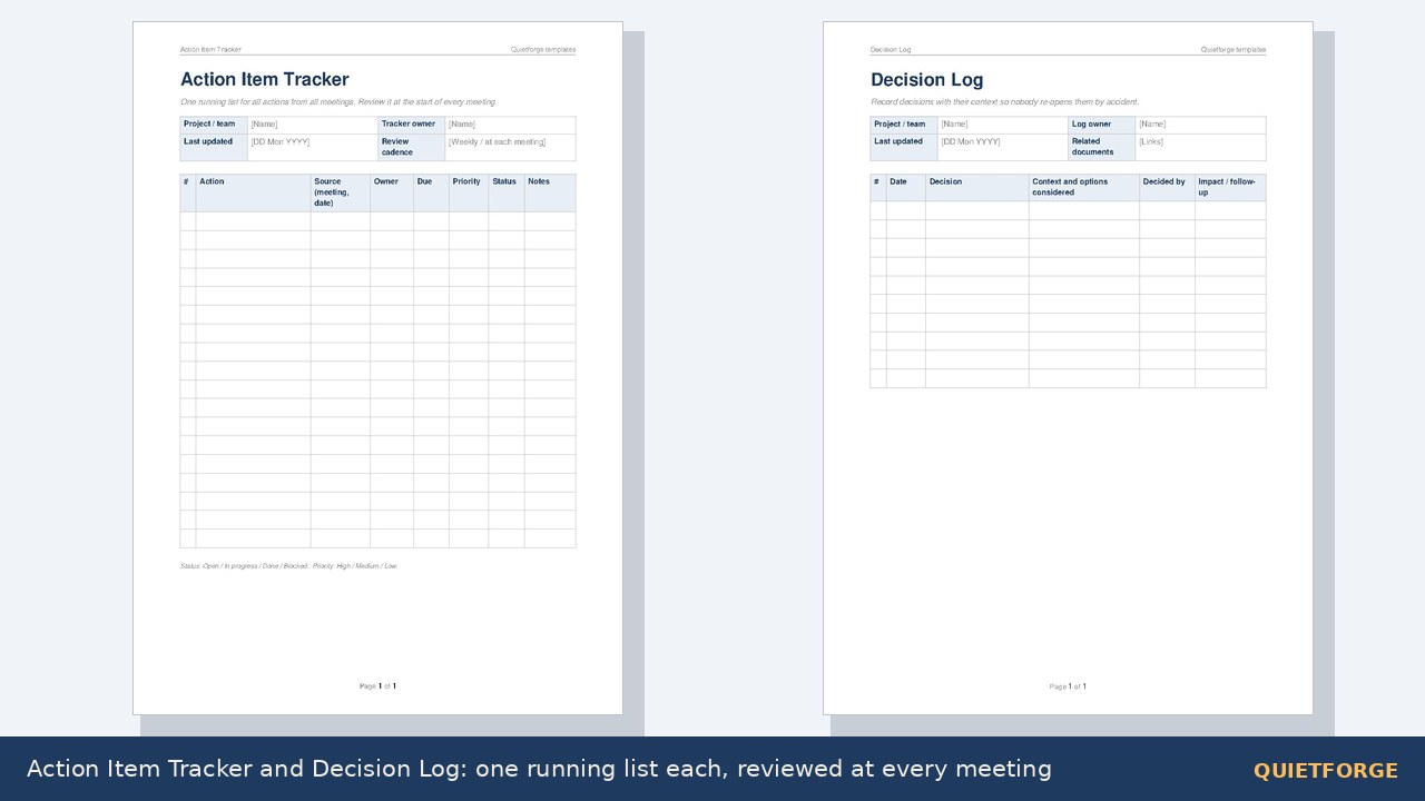 Meeting Templates Pack preview 4