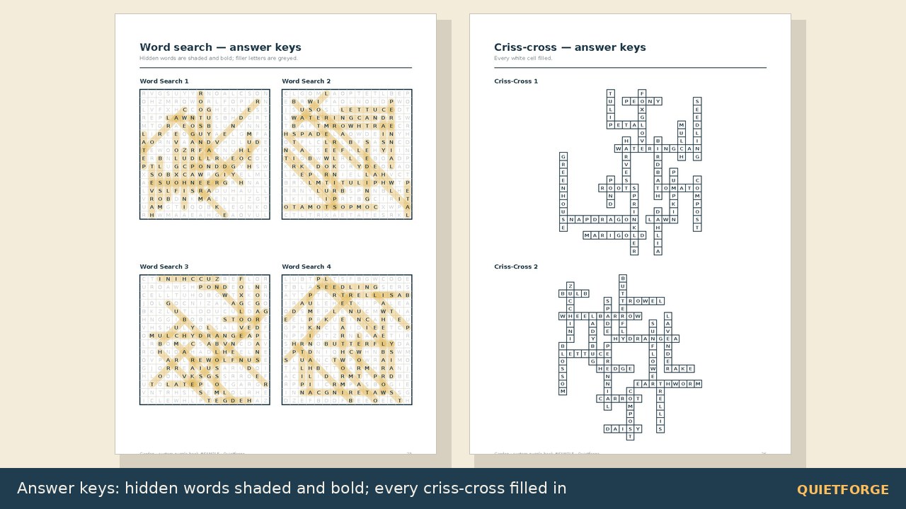 Custom Puzzle Book preview 3